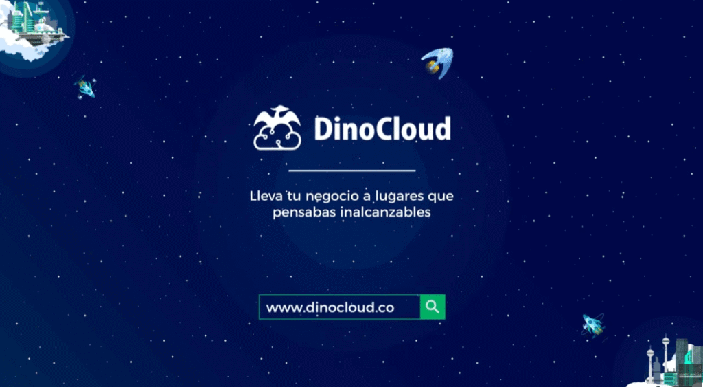 Video animado en motion graphics para dinocloud Video animado en motion graphics para dinocloud