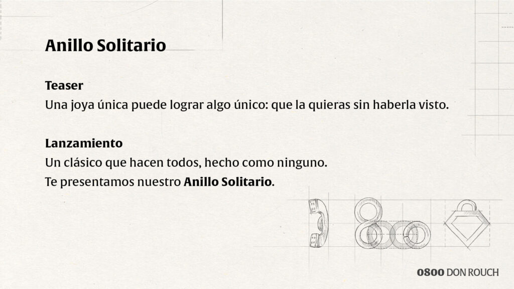 0800 Don Rouch | Anillo Solitario 0800 Don Rouch | Anillo Solitario