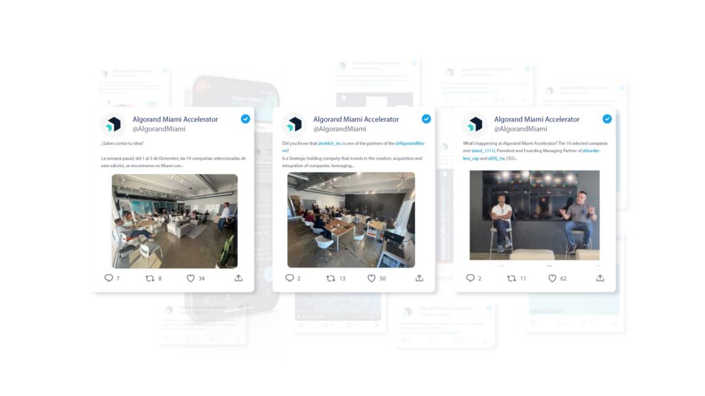 Algorand Miami Accelerator | Social Media Posts Algorand Miami Accelerator | Social Media Posts
