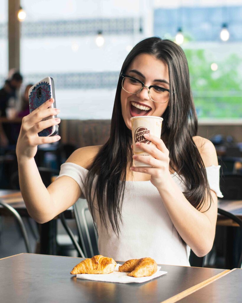 Social Media Burger King fotografías Social Media Burger King fotografías