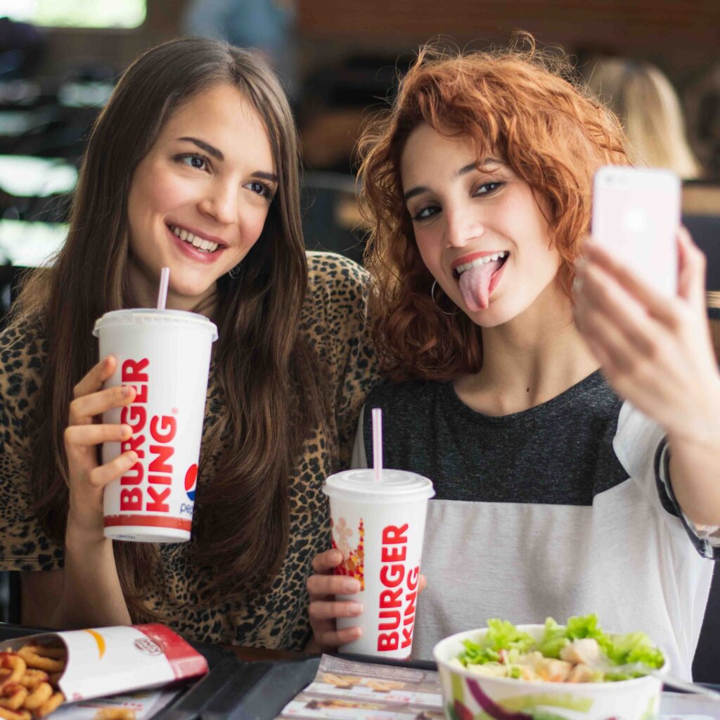 Social Media Burger King fotografías Social Media Burger King fotografías