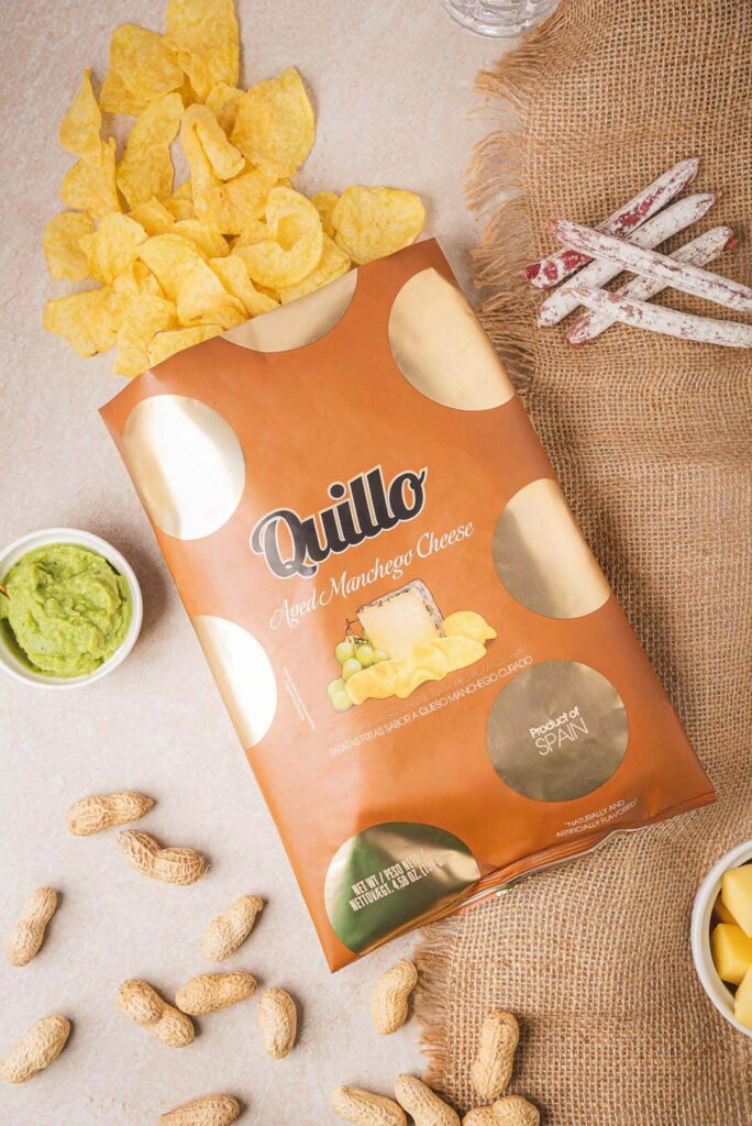 Quillo 5 Quillo - Premium Potato Chips fotografía publicitaria