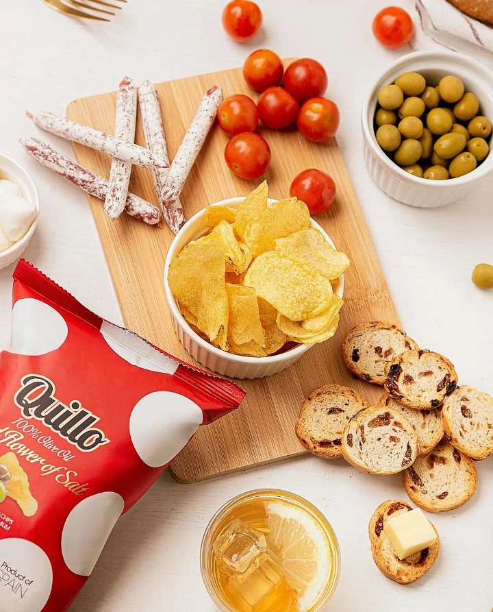 Quillo - Premium Potato Chips fotografía publicitaria Quillo - Premium Potato Chips fotografía publicitaria