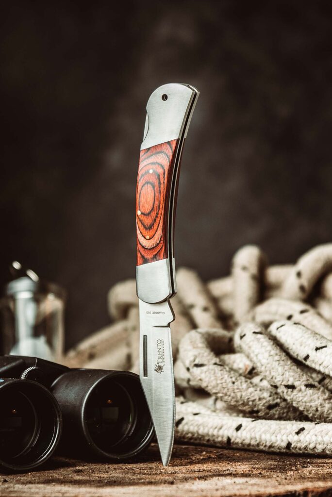 trento 25 Trento cuchillos fotografía publicitaria