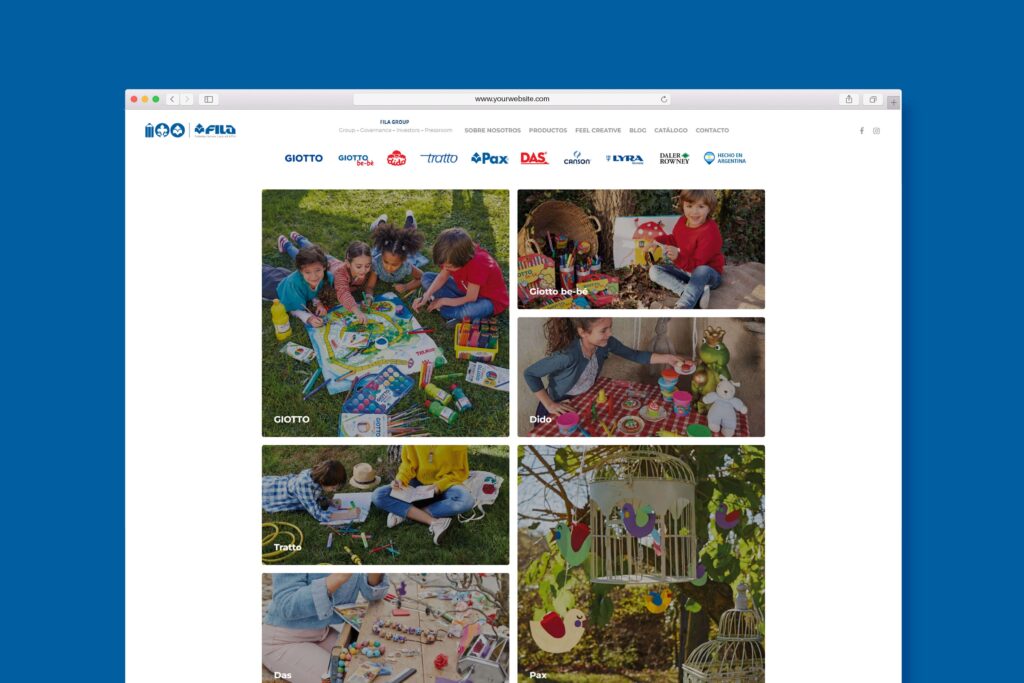 Fila group Web Fila group Web