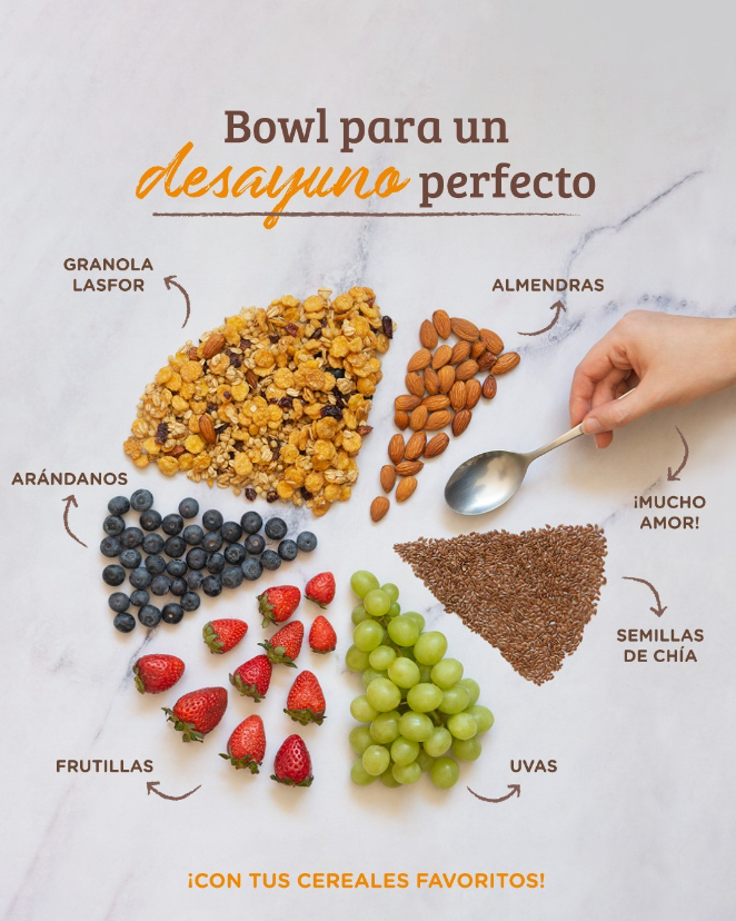 Productos Lasfor cereales de desayuno contenido para redes sociales Productos Lasfor cereales de desayuno contenido para redes sociales