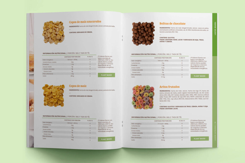 Catalogo de productos digital orientado a cereales Catalogo de productos digital orientado a cereales