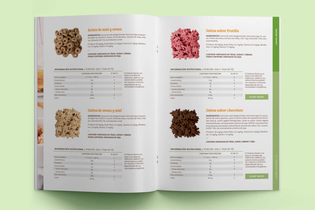 Catalogo de productos digital orientado a cereales Catalogo de productos digital orientado a cereales