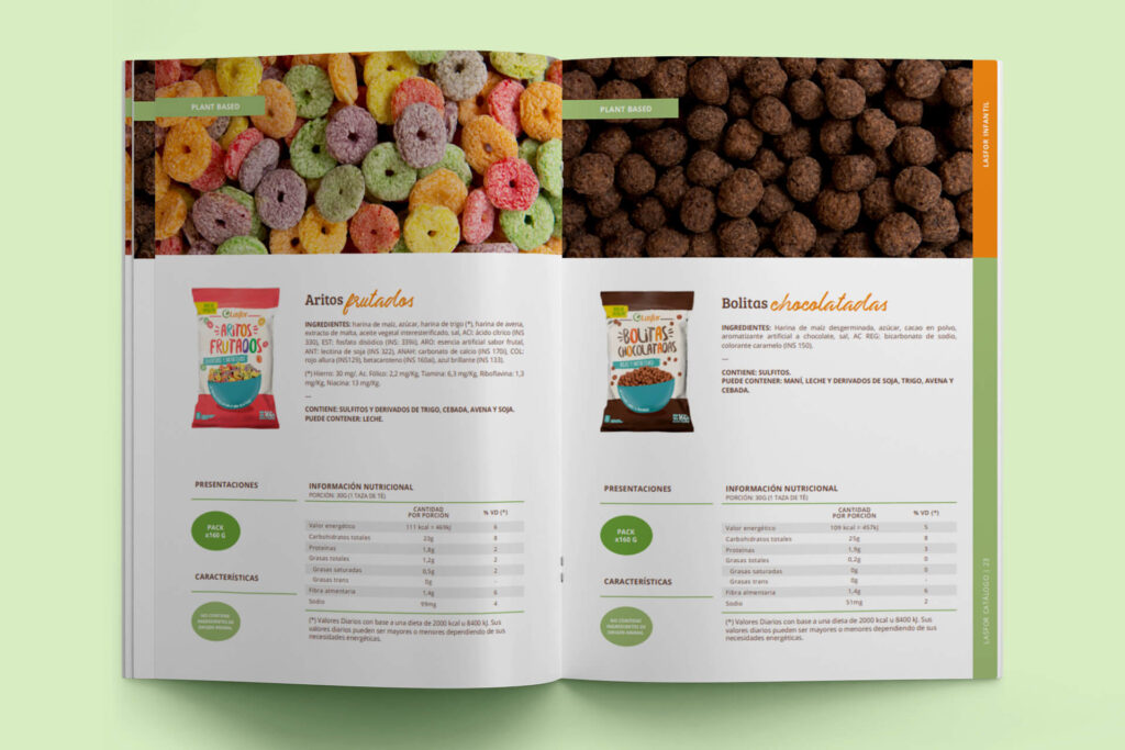 Catalogo de productos digital orientado a cereales Catalogo de productos digital orientado a cereales