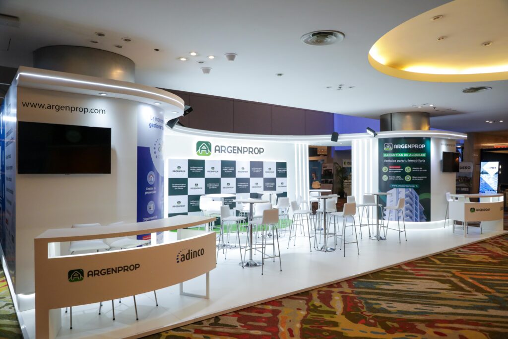 Argenoprop en el evento de Expo Real Estate Argentina 2024 en el Hilton con participación de un stand con cobertura de evento Argenoprop en el evento de Expo Real Estate Argentina 2024 en el Hilton con participación de un stand con cobertura de evento