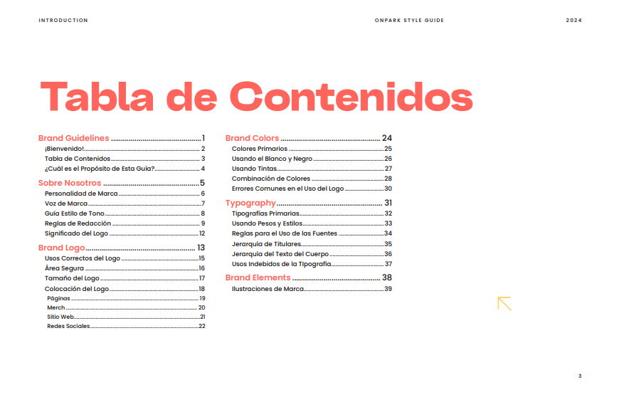 Ejemplo de manual de marca para branding de startups tecnologica enfocada en turismo Ejemplo de manual de marca para branding de startups tecnologica enfocada en turismo