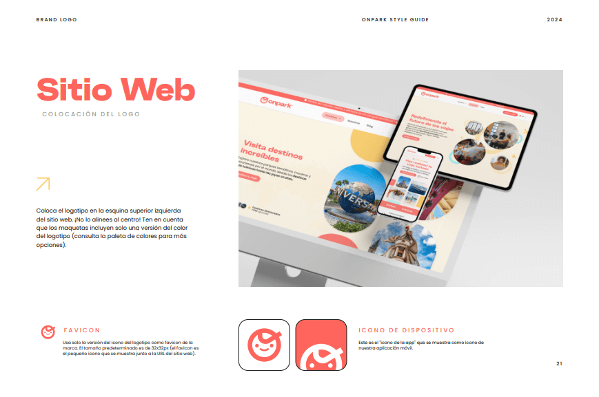 Ejemplo de manual de marca para branding de startups tecnologica enfocada en turismo Ejemplo de manual de marca para branding de startups tecnologica enfocada en turismo