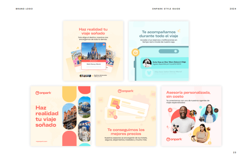 Ejemplo de manual de marca para branding de startups tecnologica enfocada en turismo Ejemplo de manual de marca para branding de startups tecnologica enfocada en turismo