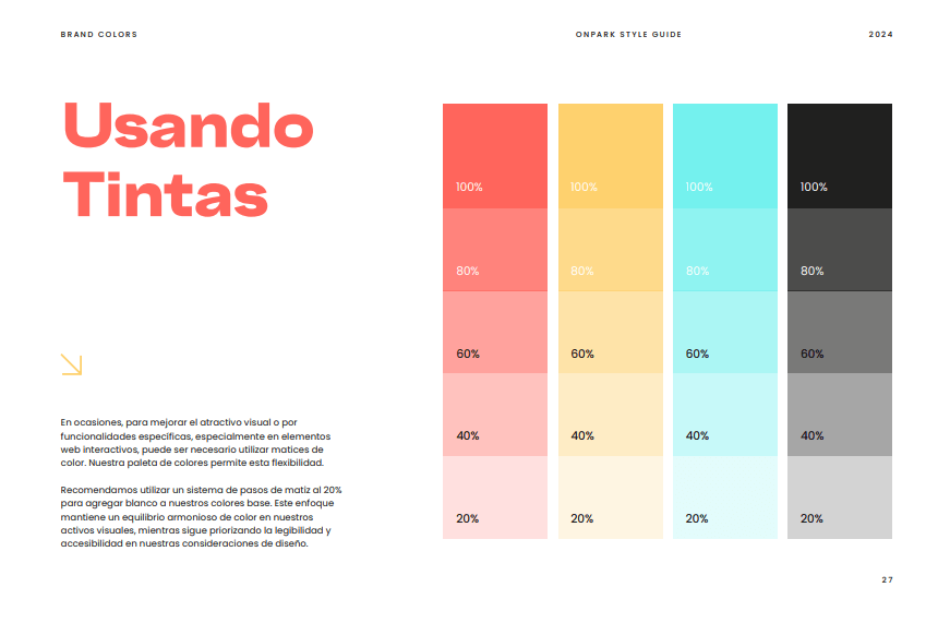Ejemplo de manual de marca para branding de startups tecnologica enfocada en turismo Ejemplo de manual de marca para branding de startups tecnologica enfocada en turismo