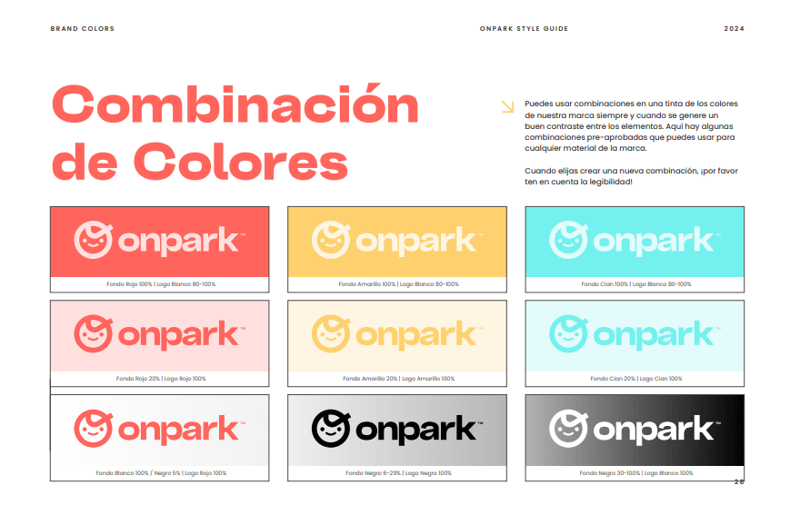 Ejemplo de manual de marca para branding de startups tecnologica enfocada en turismo Ejemplo de manual de marca para branding de startups tecnologica enfocada en turismo