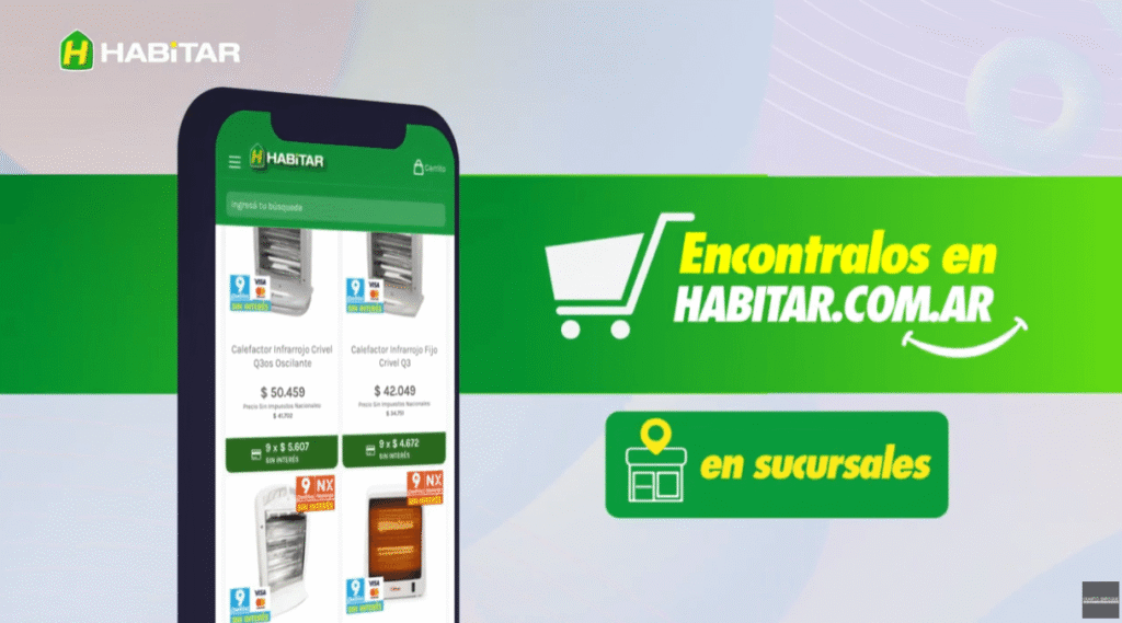 Video publicitario para televisión enfocado en tienda Ecommerce de productos electronicos como empresa Habitar con video animado Video publicitario para televisión enfocado en tienda Ecommerce de productos electronicos como empresa Habitar con video animado